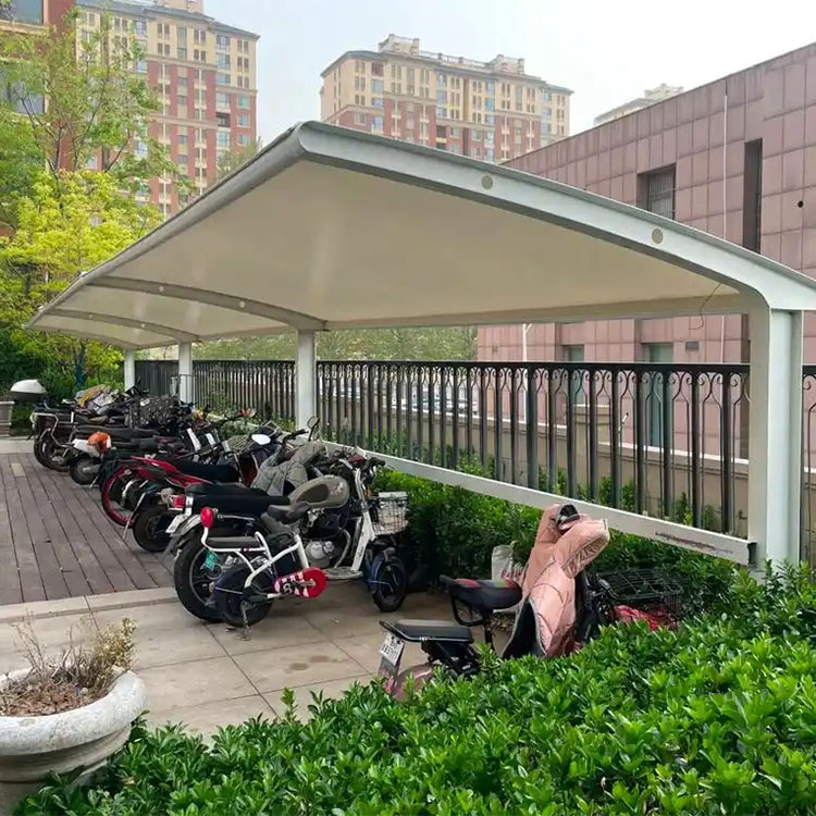 墨脱县膜结构电动车棚